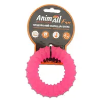 AnimAll Fun Кільце з шипами іграшка для собак 9 см - коралова (2000981169732) 