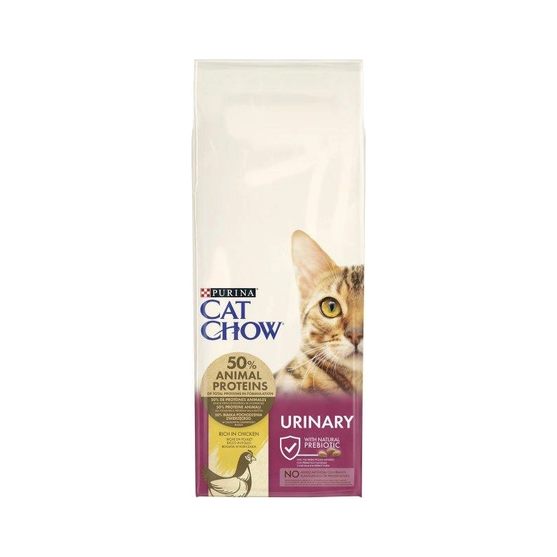 Cat Chow UTH Urinary Tract Health сухой корм для кошек для поддержки мочевыводящей системы 15 кг - с курицей (5997204514424) 
