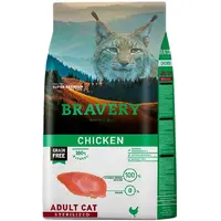 BRAVERY GF Chicken Adult Sterilized СУХИЙ КОРМ Холістік коти (з куркою) 600 г 