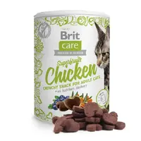 Brit Care Superfruits Chicken Crunchy Snack ЛАСОЩІ Супер-преміум коти (з куркою обліпихою та чорницею) 100 г  - фото 2