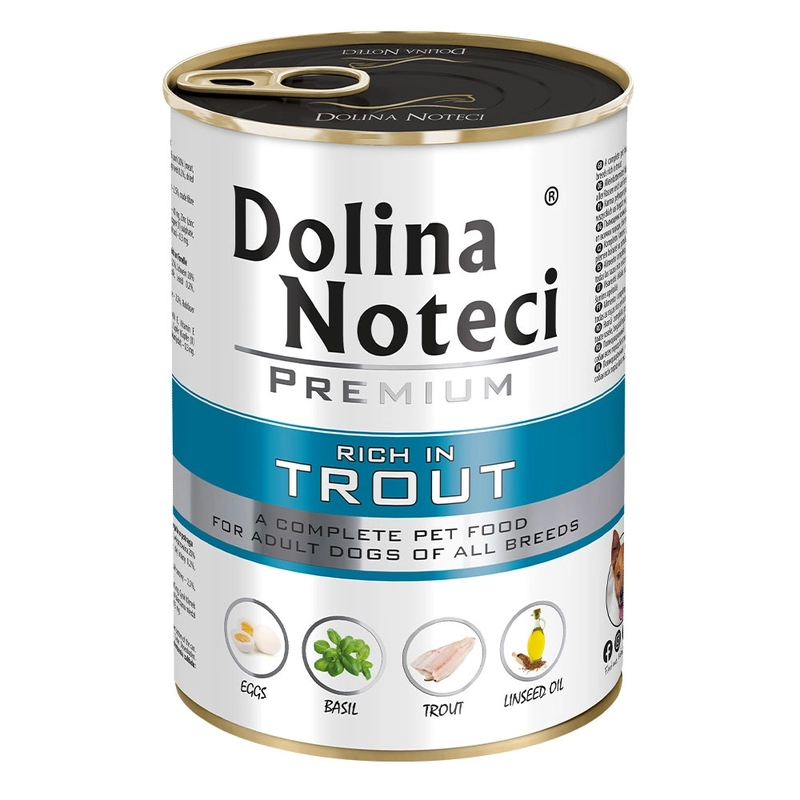 Dolina Noteci Premium влажный корм для собак 400 г - с форелью (5902921300809) 