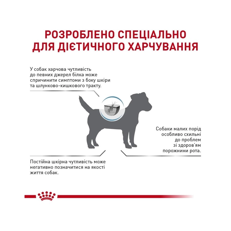 Royal Canin Anallergenic S сухий корм для собак дрібних порід з харчовою алергією 1.5 кг (3182550938785)  - фото 4