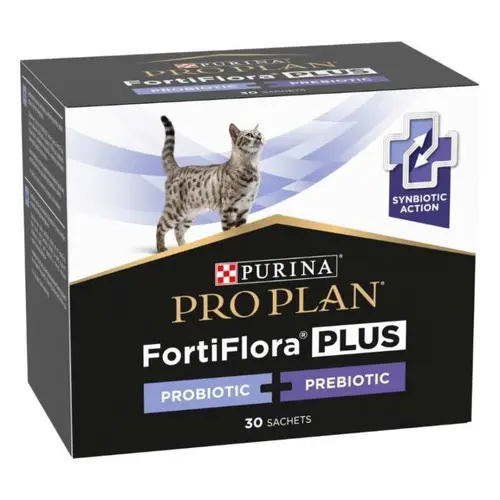 Purina Pro Plan Fortiflora Plus пробіотик для котів та кошенят 1.5 г - для підтримки мікрофлори ШКТ (8445290507495)