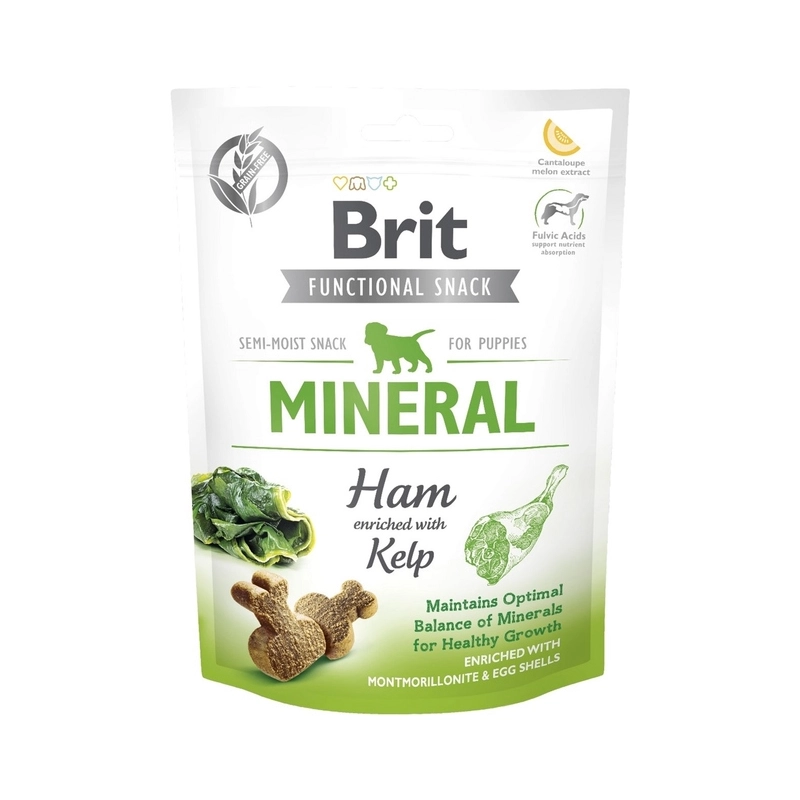 Brit Care Functional Snack Mineral Ham ЛАСОЩІ Супер-преміум цуценята (з шинкою) 150 г 