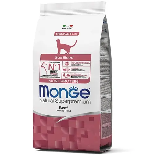 Monge Cat Sterilised сухой корм для стерилизованных кошек 1.5 кг - с говядиной (8009470012003)