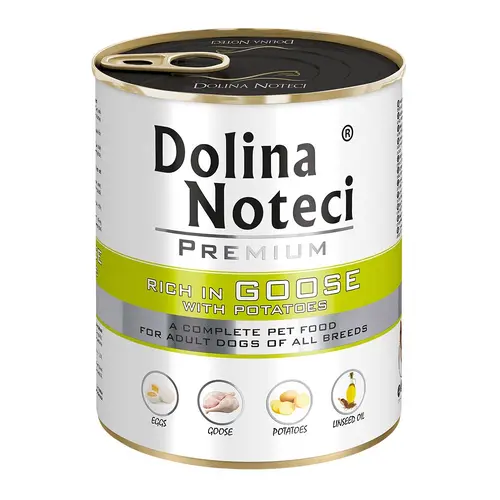 Dolina Noteci Premium ADULT All Breeds rich in Goose влажный корм для собак 800 г - с гуской и картофелем (5902921300069)