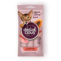Delickcious Creamy Snack ЛАСОЩІ Premium коти (з дорадою та папаєю) 15 г 