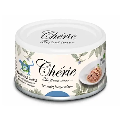 Cherie Hairball Control ВОЛОГИЙ КОРМ Супер-преміум коти (для контролю утворення грудочок шерсті) 80 г