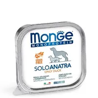 Monge Soloanatra Grain Free Only Duck ВОЛОГИЙ КОРМ Супер-преміум собаки (з качкою) 150 г 