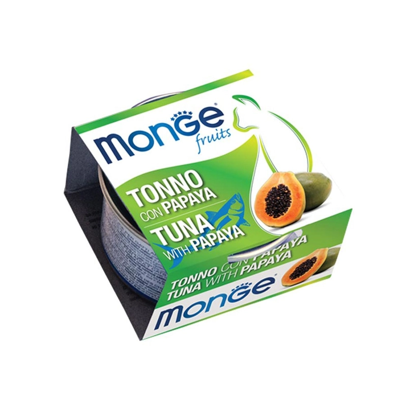 Monge Fruit ВОЛОГИЙ КОРМ Premium коти (з тунцем та папаєю) 80 г 