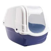 МPS Romeo Blue туалет для кішок 57х39х41см - бокс з фільтром, синьо-білий (8058093271267) 