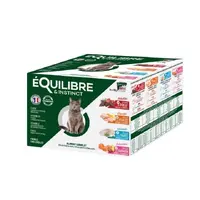 Equilibre&Instinct Sterilised ВОЛОГИЙ КОРМ Економ коти (з куркою, фореллю, яловичиною та лососем) 85 г 