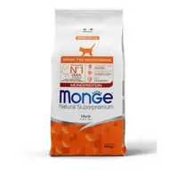 Monge Monoprotein Kitten 1-12 Months СУХИЙ КОРМ Супер-преміум кошенята (з качкою) 400 г 