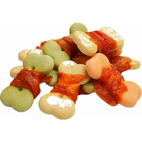 Wanpy CHICKEN JERKY & BISCUIT ЛАСОЩІ Premium собаки (печиво) 100 г