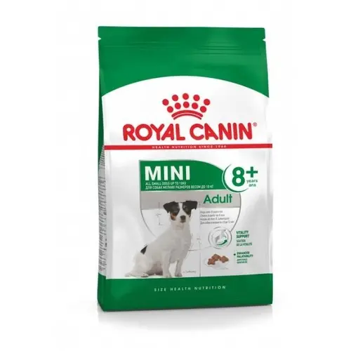 Royal Canin MINI ADULT 8+ СУХИЙ КОРМ Супер-преміум собаки дрібних порід (з куркою) 0.8 кг