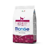 Monge Indoor Chicken Natural сухой корм для кошек 400 г - с курицей (8009470005104) 