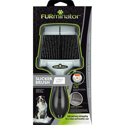 FURminator щітка-пуходерка м'яка для котів та собак (4048422153214)