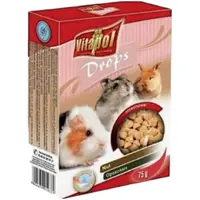Дропси для гризунів Lolopets горіхові 75г (5904479010339) 