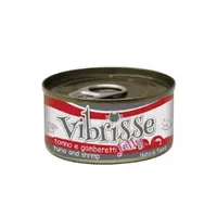 Vibrisse влажный корм для кошек 70 г - с тунцом и креветками в желе (8023222154254) 