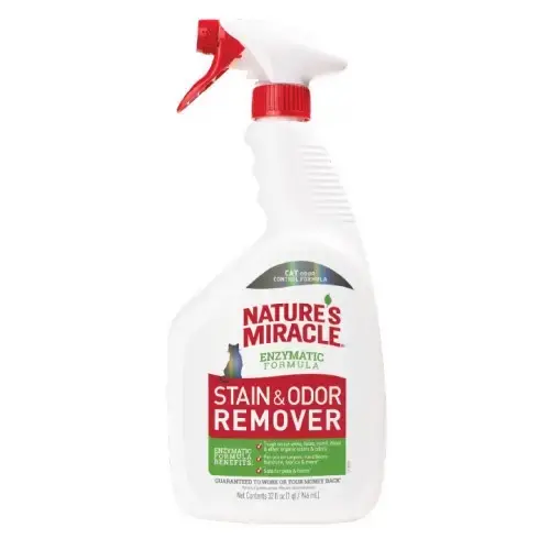 8in1 Nature’s Miracle Cat Stain&Odor Remover Spray засіб для усунення плям та запахів котів 946 мл (018065969743)