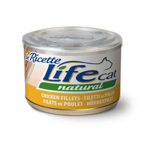 Lifecat Le Ricette Natural ВОЛОГИЙ КОРМ Супер-преміум коти (з курячим філе) 150 г