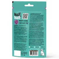 Half&Half Meaty Coins Adult ЛАСОЩІ Premium собаки (з качкою) 100 г  - фото 1