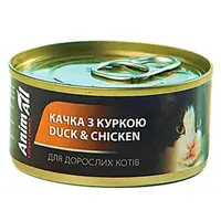 AnimAll ВОЛОГИЙ КОРМ Холістік коти (з качкою та куркою) 80 г 