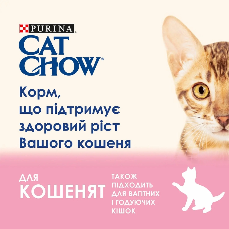 Cat Chow Kitten влажный корм для котят 85 г - с индейкой и кабачками в желе (7613036595001)  - фото 2