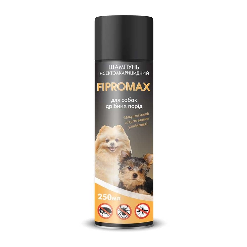 FIPROMAX шампунь для собак дрібних порід 250 мл - від бліх (4820237150226) 