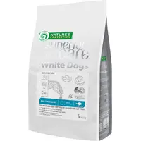 Nature's Protection Superior Care White Dogs Grain Free White Fish сухий корм для собак з білим забарвленням шерсті 4 кг - з лососем (4771317475923) 