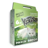 Наполнитель для кошачьего туалета KOTIX TOFU Green Tea соевый с ароматом зеленого чая 6 л (6972345440039) 