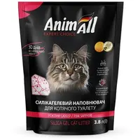 AnimAll Рожевий сапфір наповнювач для котячого туалету 3.8 л - силікагелевий (4820224501833) 
