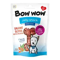 Bow Wow слайсы салями для собак 80 г - говядина с коллагеном (8595042694437) 