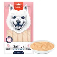 Wanpy Creamy Treats Salmon&Chicken ЛАСОЩІ Premium собаки (рідкі стіки) 70 г 