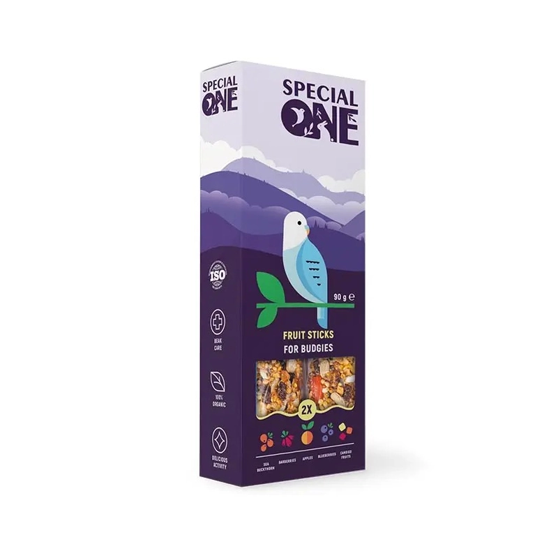 Палички для хвилястих папуг Special One Фруктові 90г (4823082423460) 