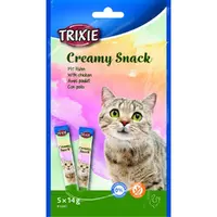 Trixie Creamy Snacks ЛАСОЩІ Економ коти (з куркою) 14 г  - фото 1