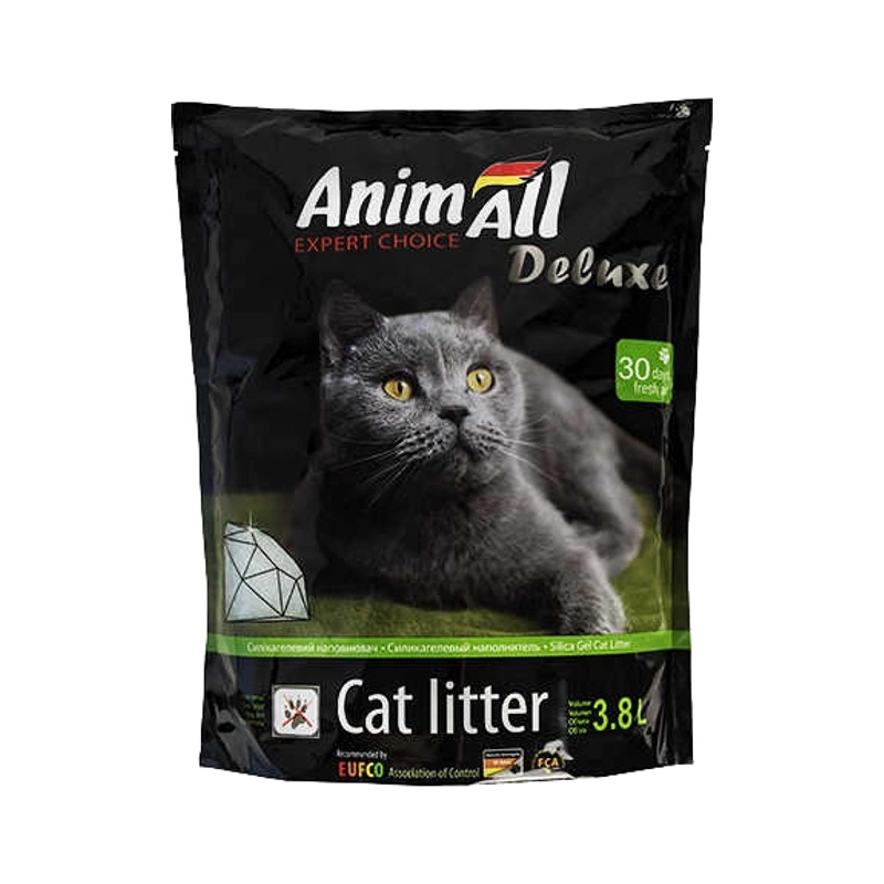 AnimAll Зелений пагорб наповнювач для котячого туалету 3.8 л - силікагелевий (4820224500058) 