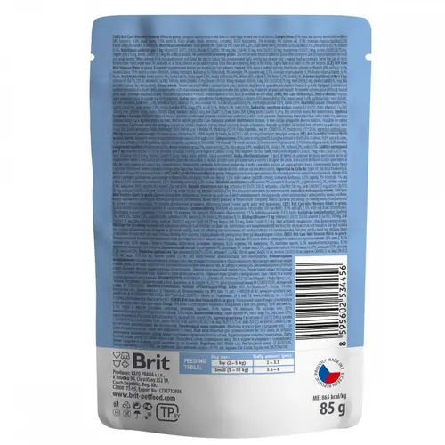 Brit Care MINI ADULT Venison Fillets ВОЛОГИЙ КОРМ Супер-преміум собаки дрібних порід (з філе дичини) 85 г