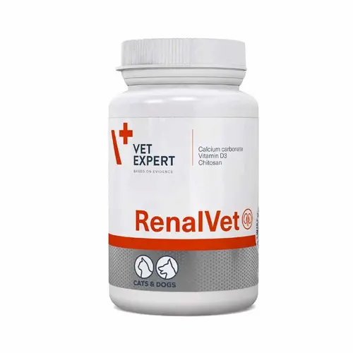 Vet Expert RenalVet харчова добавка для котів і собак 1 капсула - для підтримання функції нирок (5902768346275)