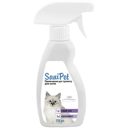 Спрей для кошек для приучения к туалету ProVET SaniPet 250 мл (4823082405626)