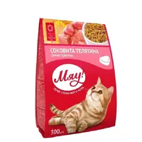 Мяу! СУХИЙ КОРМ Економ коти (з яловичиною) 300 г 