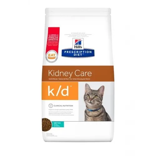 Hill's Prescription Diet k/d Feline СУХИЙ КОРМ Холістік коти (для лікування захворювань нирок) 400 г