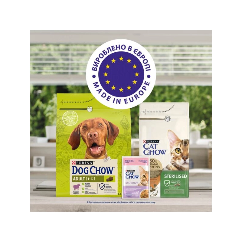 Cat Chow Sterilized сухий корм для стерилізованих котів 15 кг - з куркою (7613032233051)  - фото 4