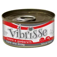 Vibrisse влажный корм для кошек 70 г - с тунцом и креветками (8023222132986) 
