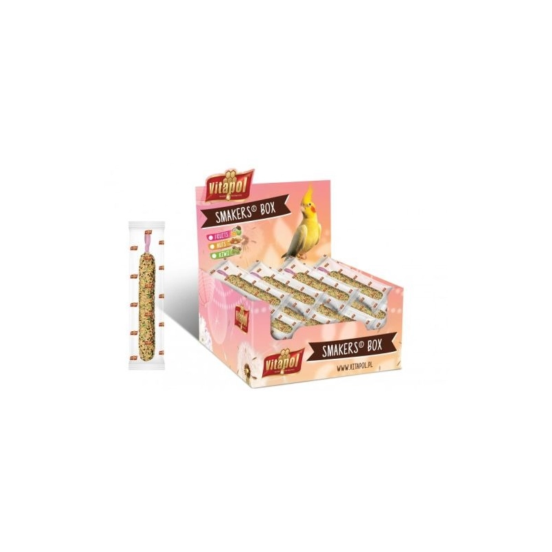 Ласощі для німф колба Vitapool Smackers Box з ківі 2шт (5904479032355) 