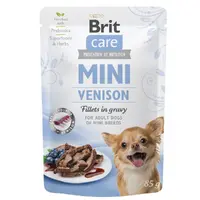 Brit Care Mini влажный корм для собак 85 г - с филе дичи в соусе (8595602560356) 