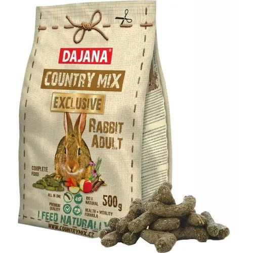Dajana Country Mix Exclusive корм для декоративних кроликів 500 г (8594000258193)