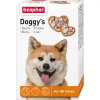 Beaphar Doggy's Mix ЛАСОЩІ Преміум собаки (з вітамінами) 180 табл 