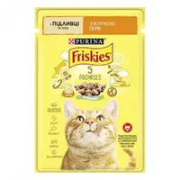 Friskies ВОЛОГИЙ КОРМ Економ коти (з куркою) 85 г  - фото 1