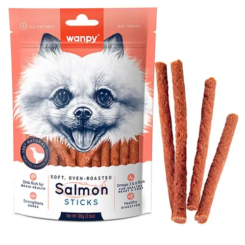 Wanpy SALMON STICKS ЛАСОЩІ Premium собаки (палички) 100 г